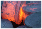 upset forging furnaces and shaft forging